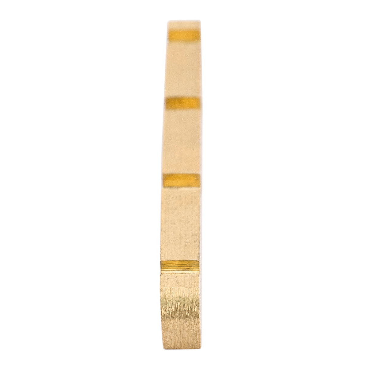 Musiclily 43x3.5x6mm 4 String Slotted Brass Nut For Precision Jazz Bass PB JB